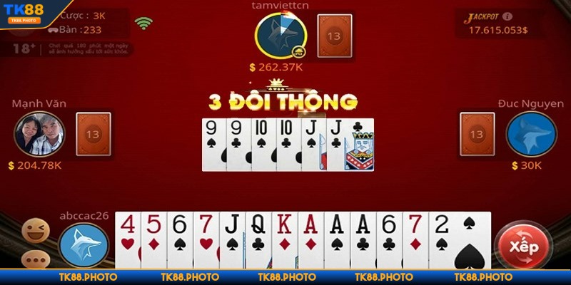 Tiến Lên Miền Nam là sản phẩm đánh bài quen thuộc