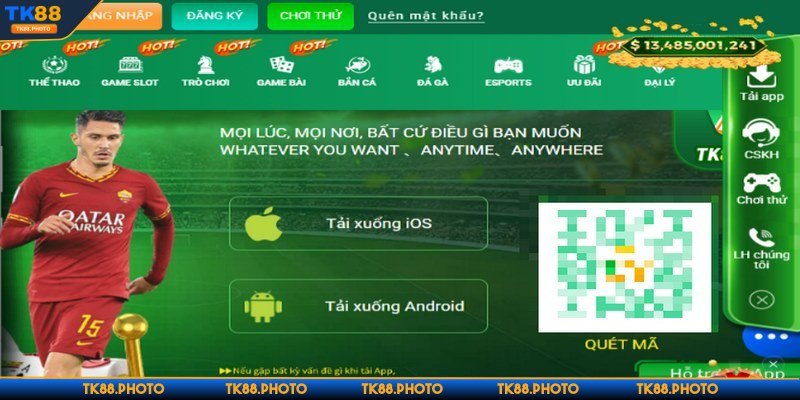 Quy trình tải ứng dụng TK88 đơn giản
